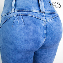 Pantalón Jean para Mujer - Azul Pardo ( Linda Collection)