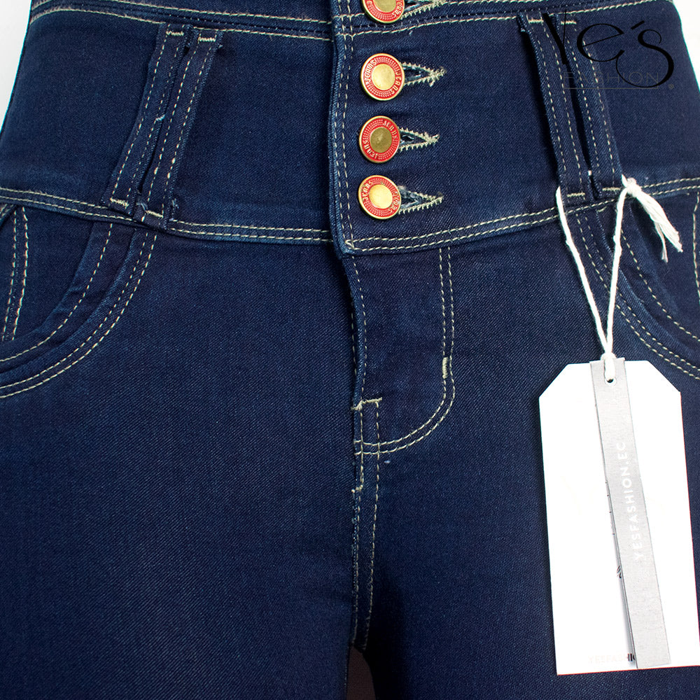  INDIGO SAINTS Jeans de cintura alta para mujer, pantalones  modernos y elegantes, indigo, 27 : Ropa, Zapatos y Joyería