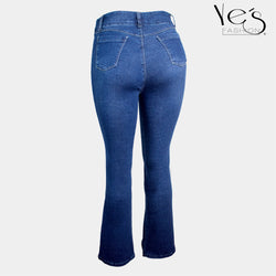 Jeans para Mujer Acampanados  (Azul Oscuro / Flare Collection)