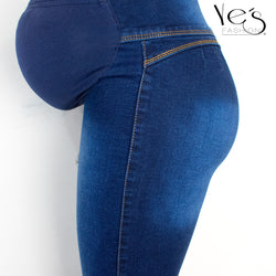 Jean Maternal , Azul Oscuro (Baby Collection)