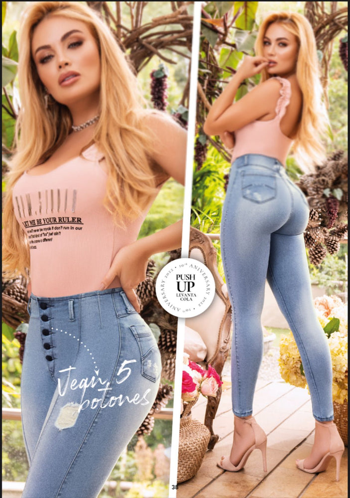 Jean para mujer Colombiano Kabuky - Modelo: K1082
