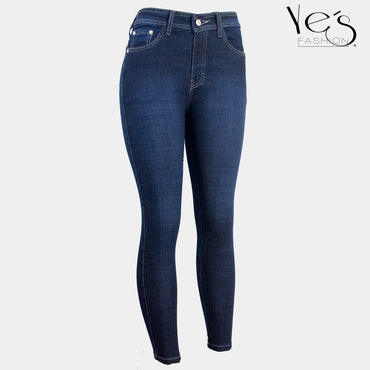 Jean de mujer de alta calidad - Indigo | Jeans con corte Push Up y tela SUPER STRETCH
