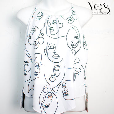 Blusa para Mujer Crop Top - Blanca - (Moda Poetica Collection)