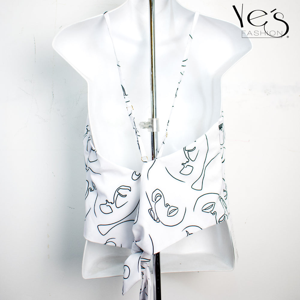 Blusa para Mujer Crop Top - Blanca - (Moda Poetica Collection)